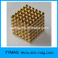 3mm 5mm goldene Beschichtung Neodym magnetisches Spielzeug